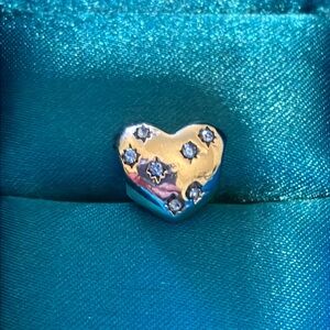 Cinderella Crystal Heart Charm